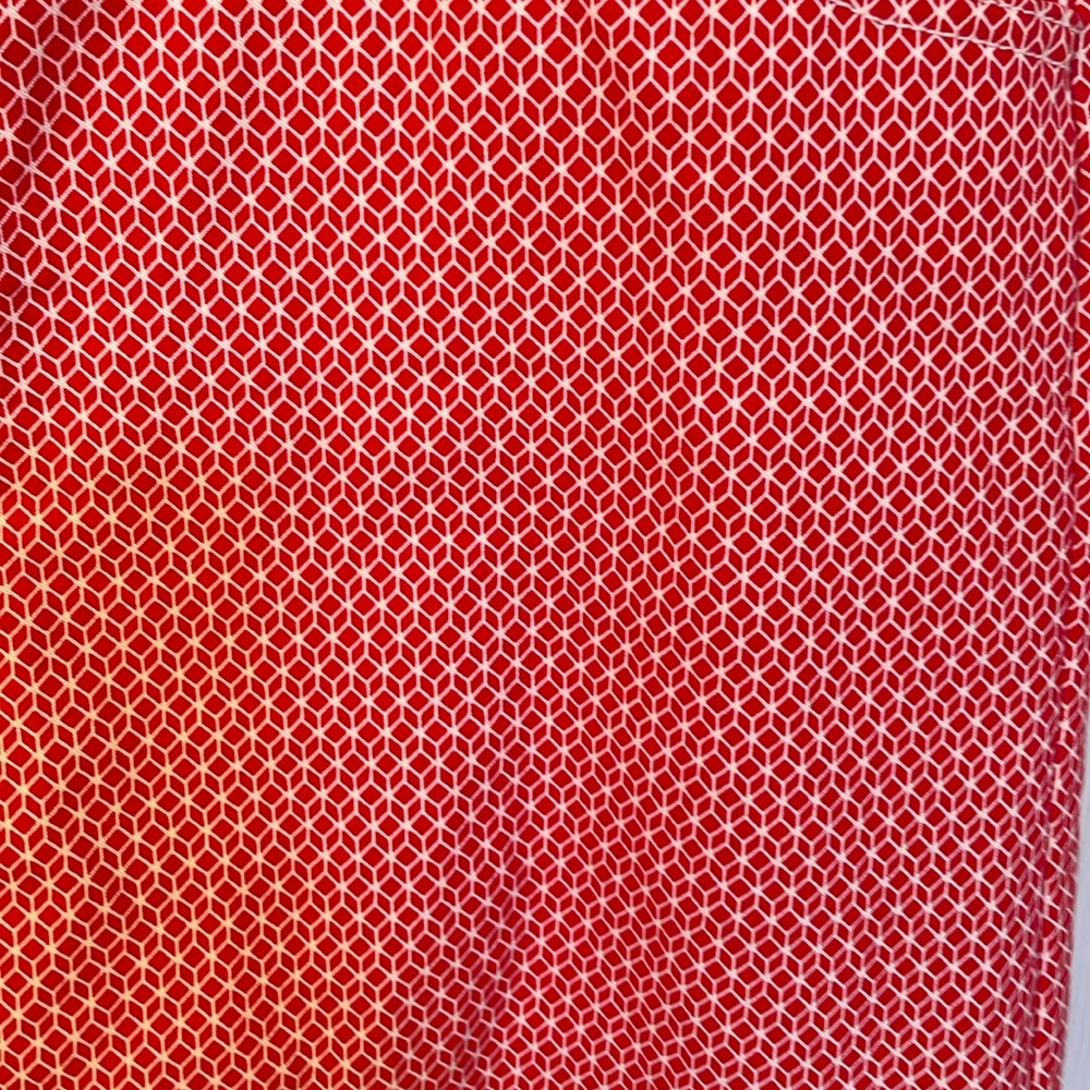 Attyre New York Red & White Pattern Skort - Picture 4 of 7